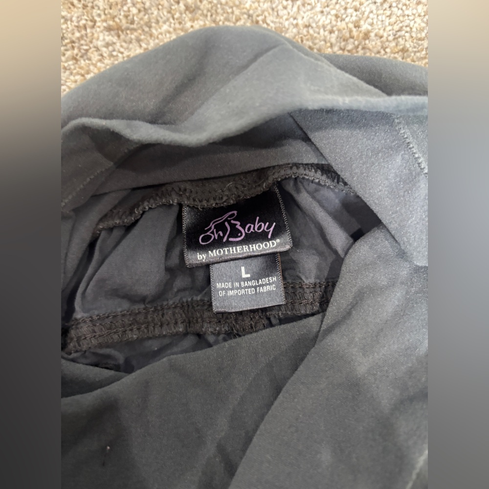 Lot of Maternity full panel pants maternity jeans maternity pants cropped large - Picture 3 of 3